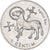 Moneda, Andorra, Centim, 2002, Agnus Dei, SC+, Aluminio, KM:178