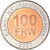 Munten, Rwanda, 100 Francs, 2007, British Royal Mint, UNC-, Bi-Metallic, KM:32