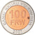 Coin, Rwanda, 100 Francs, 2007, British Royal Mint, AU(50-53), Bi-Metallic