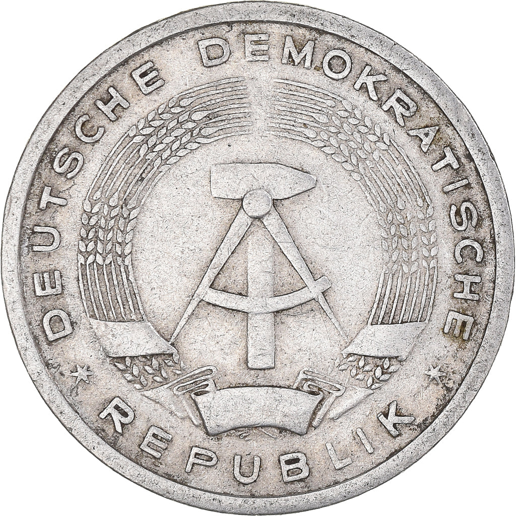 Coin, GERMAN-DEMOCRATIC REPUBLIC, Mark, 1956, Berlin, EF(40-45), Aluminum, KM:13