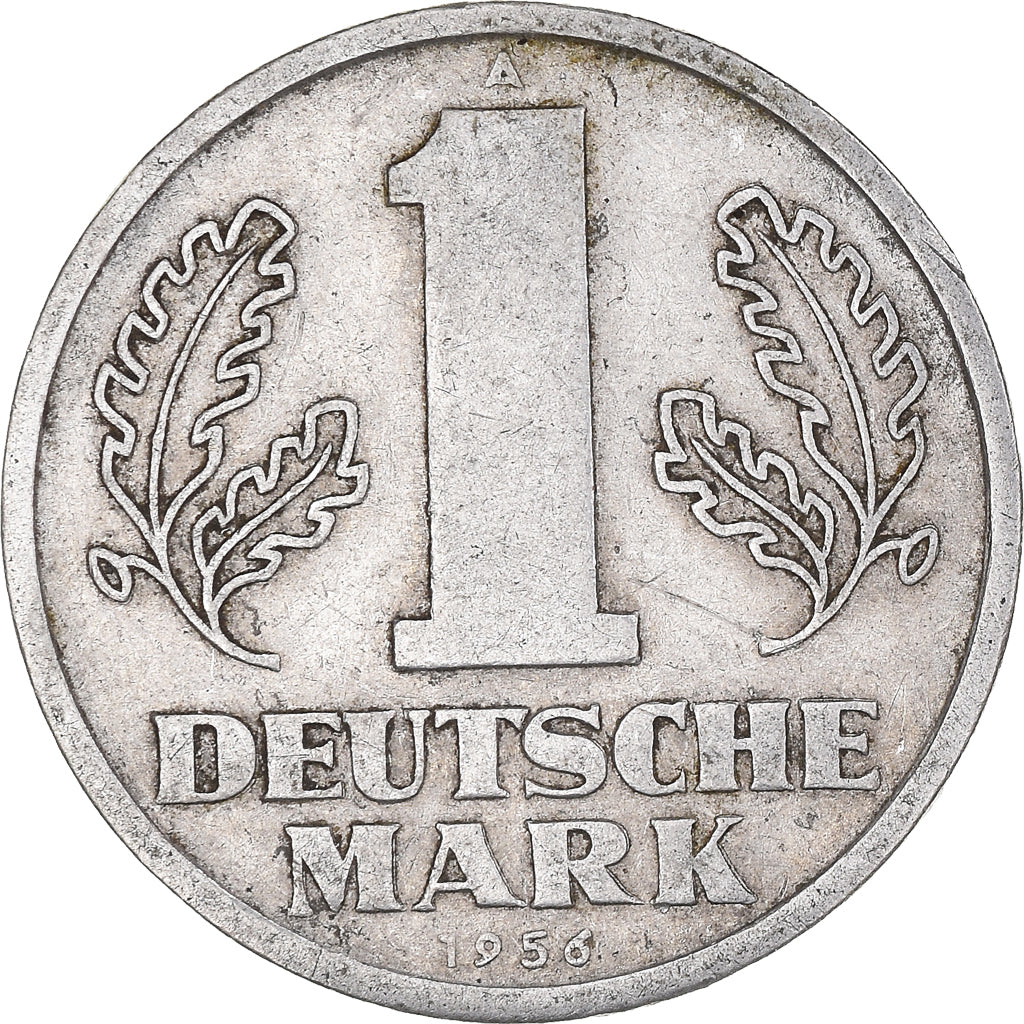 Coin, GERMAN-DEMOCRATIC REPUBLIC, Mark, 1956, Berlin, EF(40-45), Aluminum, KM:13