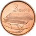 Coin, Azerbaijan, 3 Qapik, Undated (2006), AU(55-58), Copper Plated Steel, KM:40