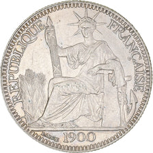 Coin, FRENCH INDO-CHINA, 10 Cents, 1900, Paris, AU(55-58), Silver, KM:9