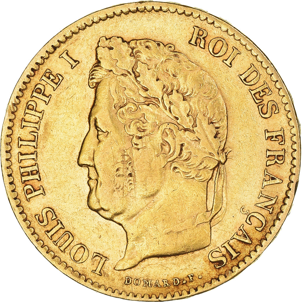 Munten, Frankrijk, Louis-Philippe, 40 Francs, 1833, Paris, FR+, Goud, KM:747.1