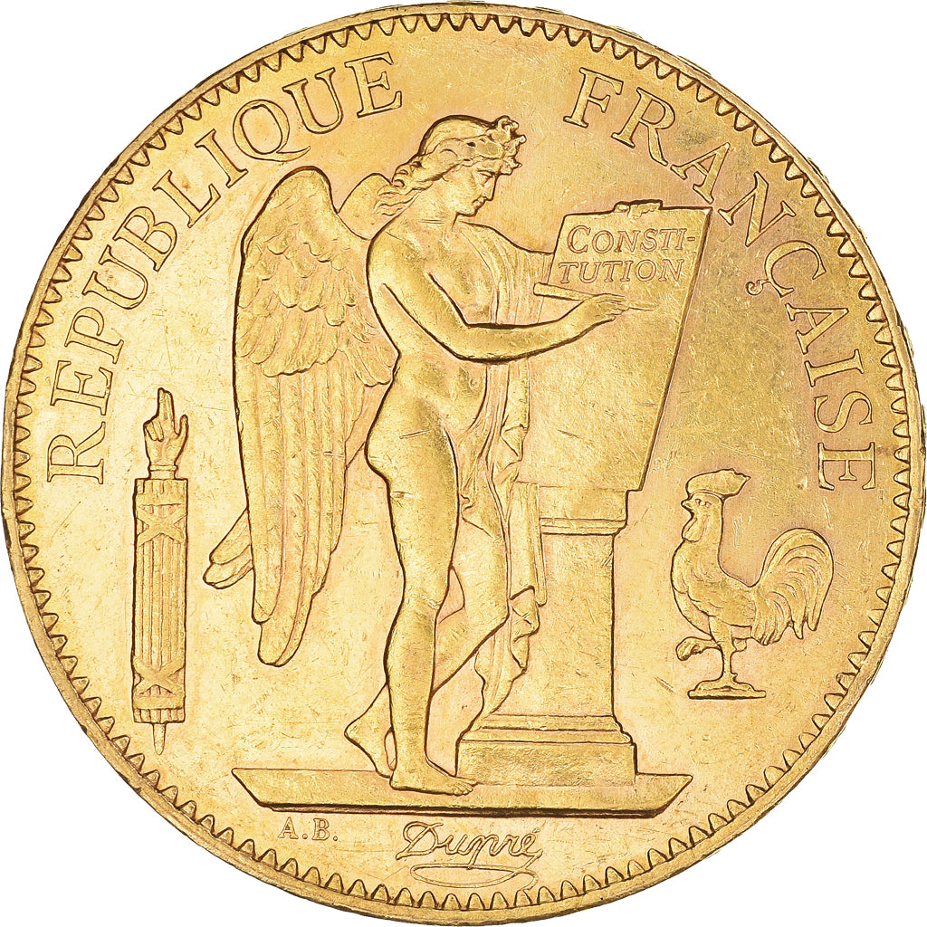 Münze, Frankreich, Génie, 100 Francs, 1909, Paris, VZ+, Gold, Gadoury:1137a