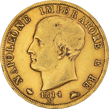 Coin, ITALIAN STATES, KINGDOM OF NAPOLEON, Napoleon I, 40 Lire, 1814, Milan