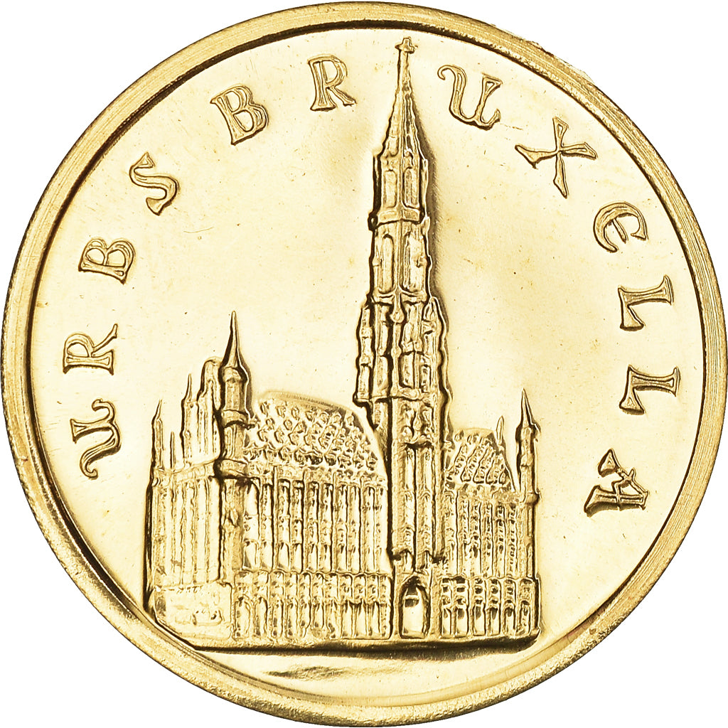 Belgium, 20 Francs, 20 Frank, Saint Michel, Brussels 1000 years, 1979