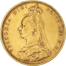 Munten, Australië, Victoria, Sovereign, 1888, Sydney, ZF+, Goud, KM:10
