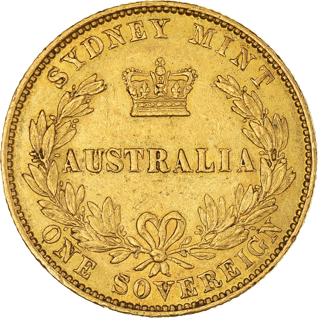 Coin, Australia, Victoria, Sovereign, 1870, Sydney, EF(40-45), Gold, KM:4
