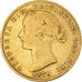 Moneda, Australia, Victoria, Sovereign, 1870, Sydney, BC+, Oro, KM:4