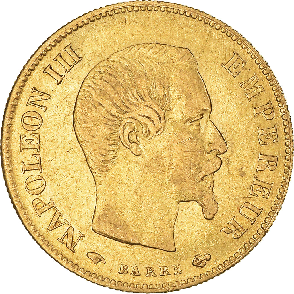 Munten, Frankrijk, Napoleon III, Napoléon III, 10 Francs, 1859, Paris, PR