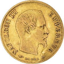 Moneta, Francja, Napoléon III, 10 Francs, 1858, Paris, Coins choqués