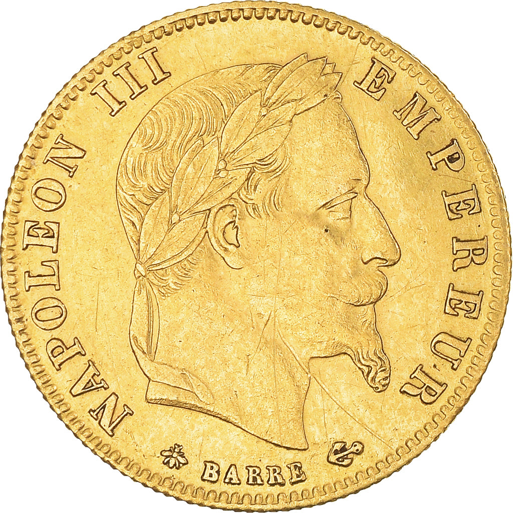 Münze, Frankreich, Napoleon III, Napoléon III, 5 Francs, 1866, Paris, SS+