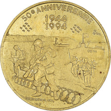 France, Token, 50ème Anniversaire du Débarquement, Jour J, WAR, 1994
