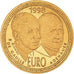 France, Medal, 10 Euro, De Gaulle-Adenauer, Politics, Society, War, 1998