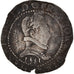 Munten, Frankrijk, Franc au Col Plat, 1581, Bayonne, Henri III, FR, Zilver
