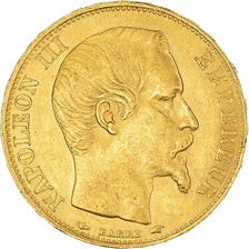 Moneda, Francia, Napoleon III, Napoléon III, 20 Francs, 1854, Paris, MBC+, Oro