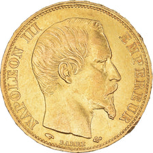 Coin, France, Napoleon III, 20 Francs, 1859, Paris, AU(50-53), Gold, KM:781.1