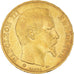 Moneda, Francia, Napoleon III, 20 Francs, 1859, Strasbourg, MBC+, Oro, KM:781.2