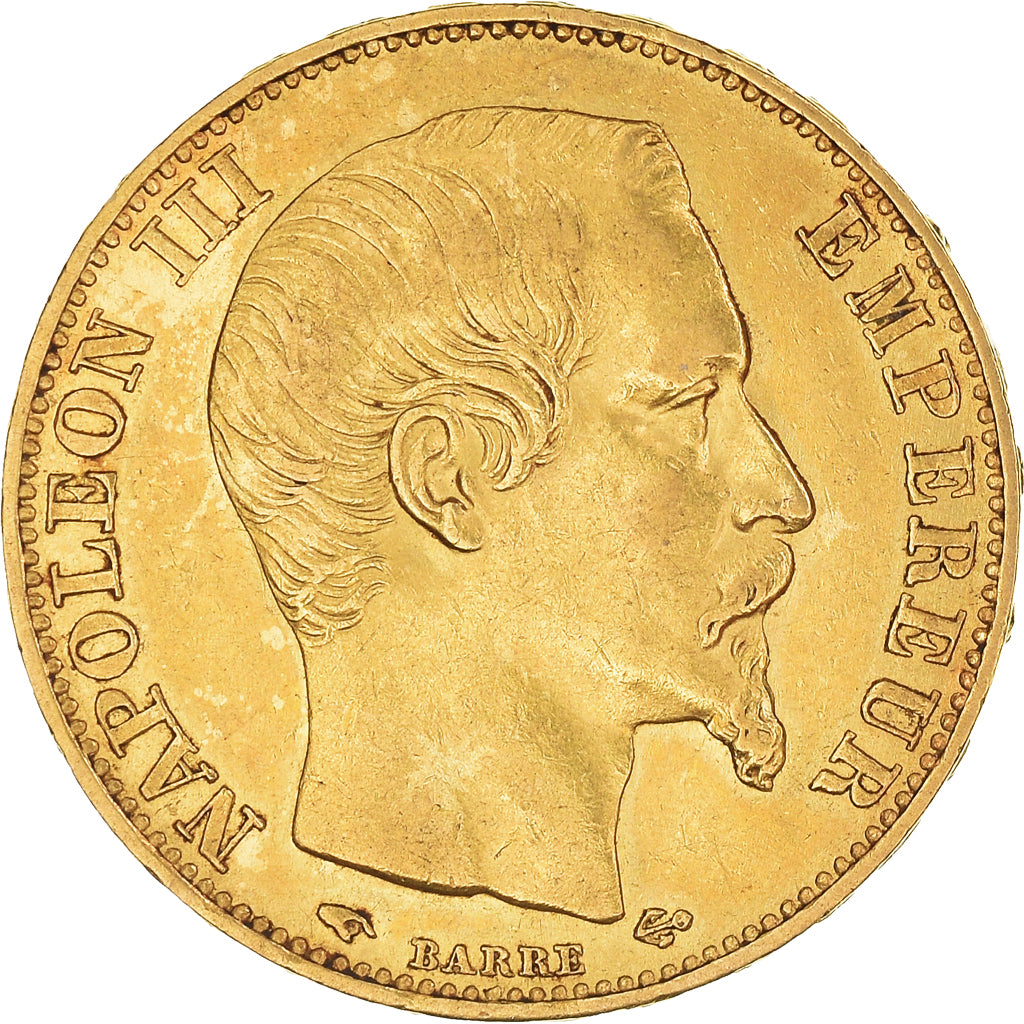 Monnaie, France, Napoleon III, 20 Francs, 1857, Paris, TTB+, Or, Gadoury:1061