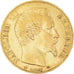 Moneda, Francia, Napoleon III, Napoléon III, 20 Francs, 1855, Strasbourg, MBC+