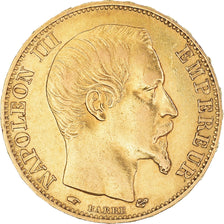 Monnaie, France, Napoleon III, Napoléon III, 20 Francs, 1855, Paris, TTB+, Or