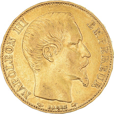 Monnaie, France, Napoléon III, 20 Francs, 1854, Paris, TTB+, Or, Gadoury:1061