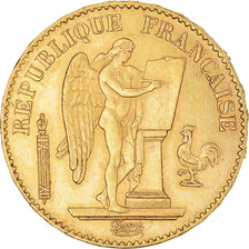 Munten, Frankrijk, Génie, 20 Francs, 1878, Paris, ZF+, Goud, KM:825