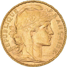Coin, France, Marianne, 20 Francs, 1903, Paris, Coq, AU(55-58), Gold, KM:847