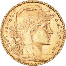Münze, Frankreich, Marianne, 20 Francs, 1905, Paris, Coq, VZ, Gold, KM:847
