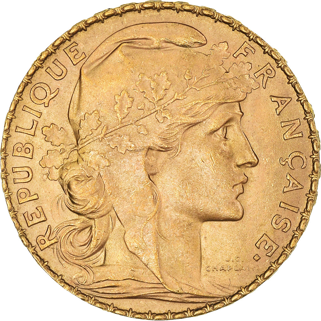 Monnaie, France, Marianne, 20 Francs, 1912, Paris, Coq, SUP, Or, Gadoury:1064a