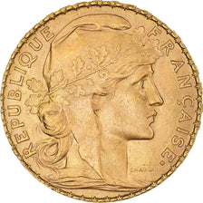Monnaie, France, Marianne, 20 Francs, 1912, Paris, Coq, SUP, Or, Gadoury:1064a