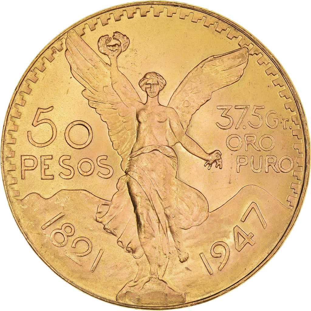 Monnaie, Mexique, 50 Pesos, 1947, Mexico City, SPL, Or, KM:481