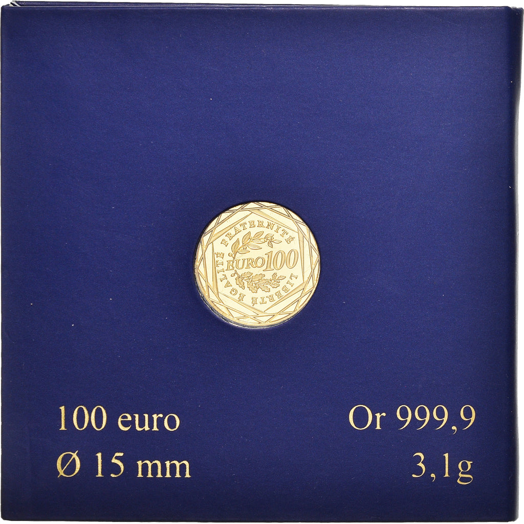 France, 100 Euro, 2010, Paris, MS(65-70), Gold, KM:1536