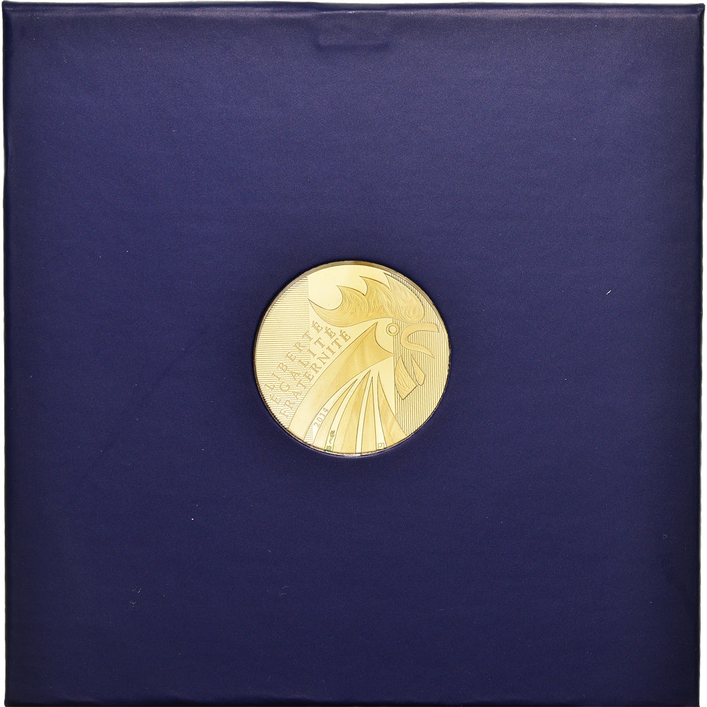 France, 250 Euro, 2014, Paris, FDC, Or