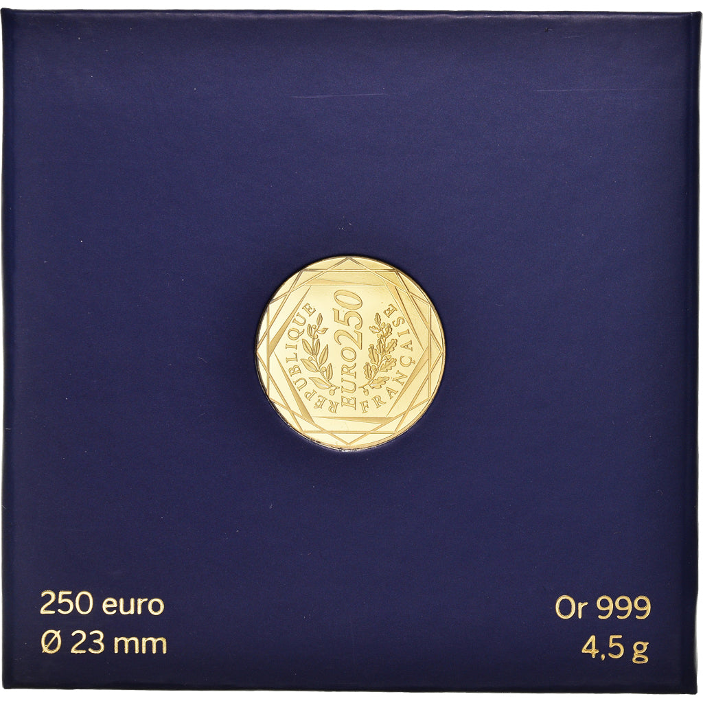 France, 250 Euro, 2014, Paris, FDC, Or