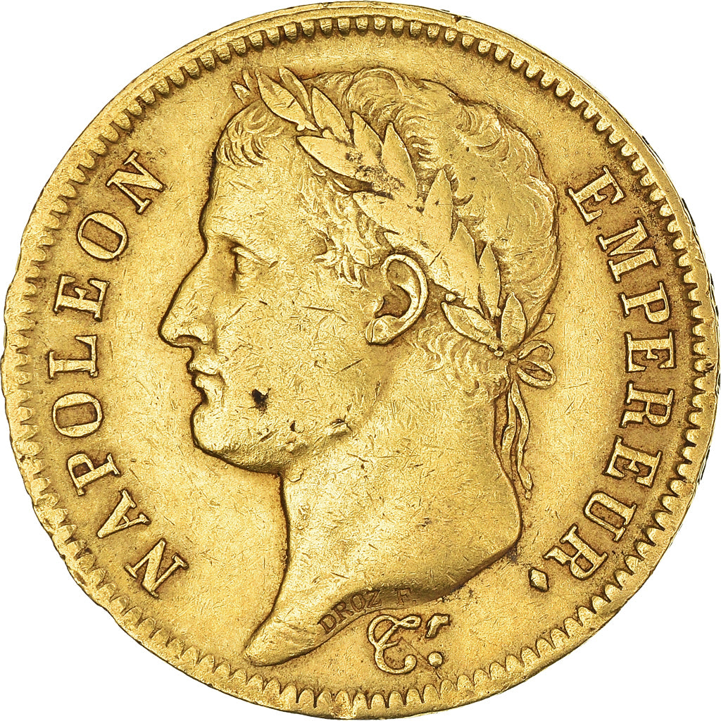 Münze, Frankreich, Napoleon I, 40 Francs, 1811, Paris, SS, Gold, KM:696.1