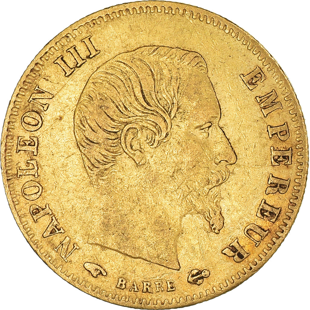 Münze, Frankreich, Napoleon III, Napoléon III, 5 Francs, 1857, Paris, VZ