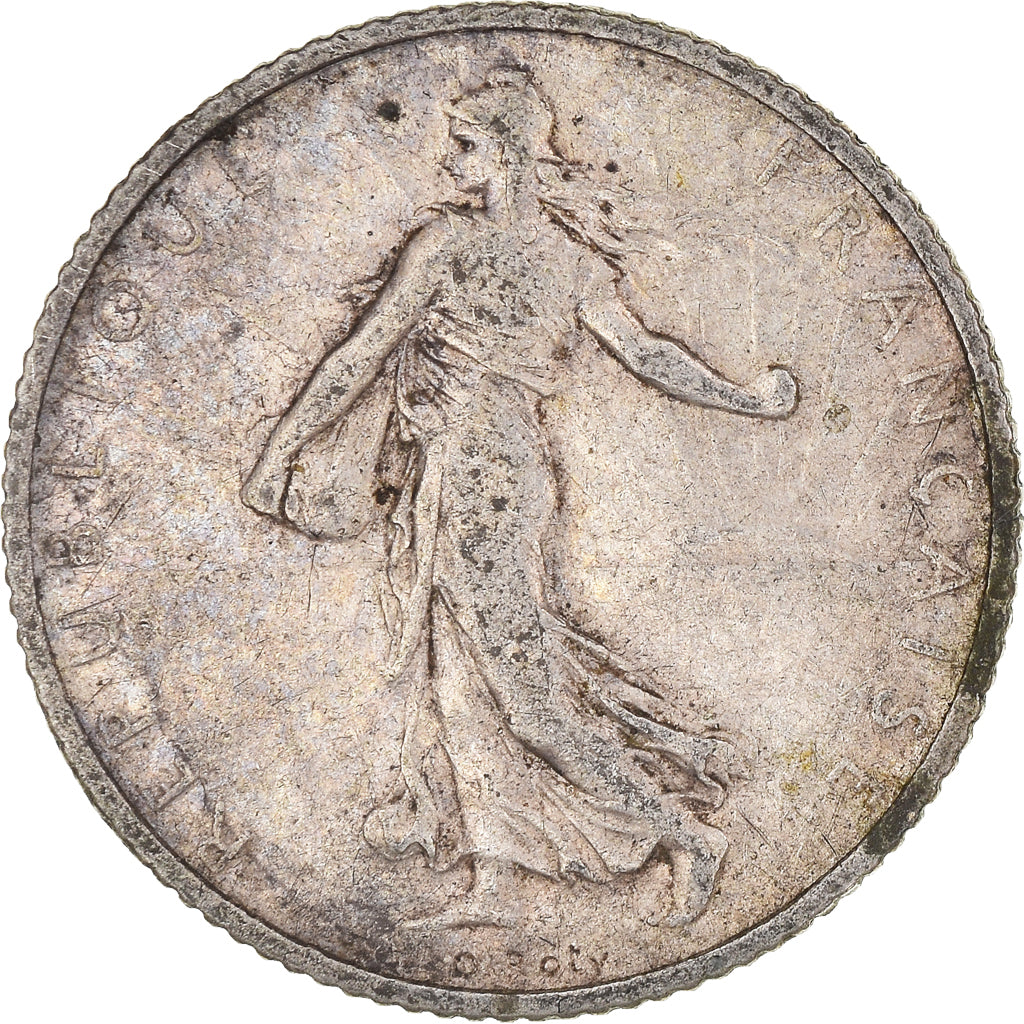Münze, Frankreich, Semeuse, Franc, 1910, Paris, 1 Franc, S, Silber, KM:844.1