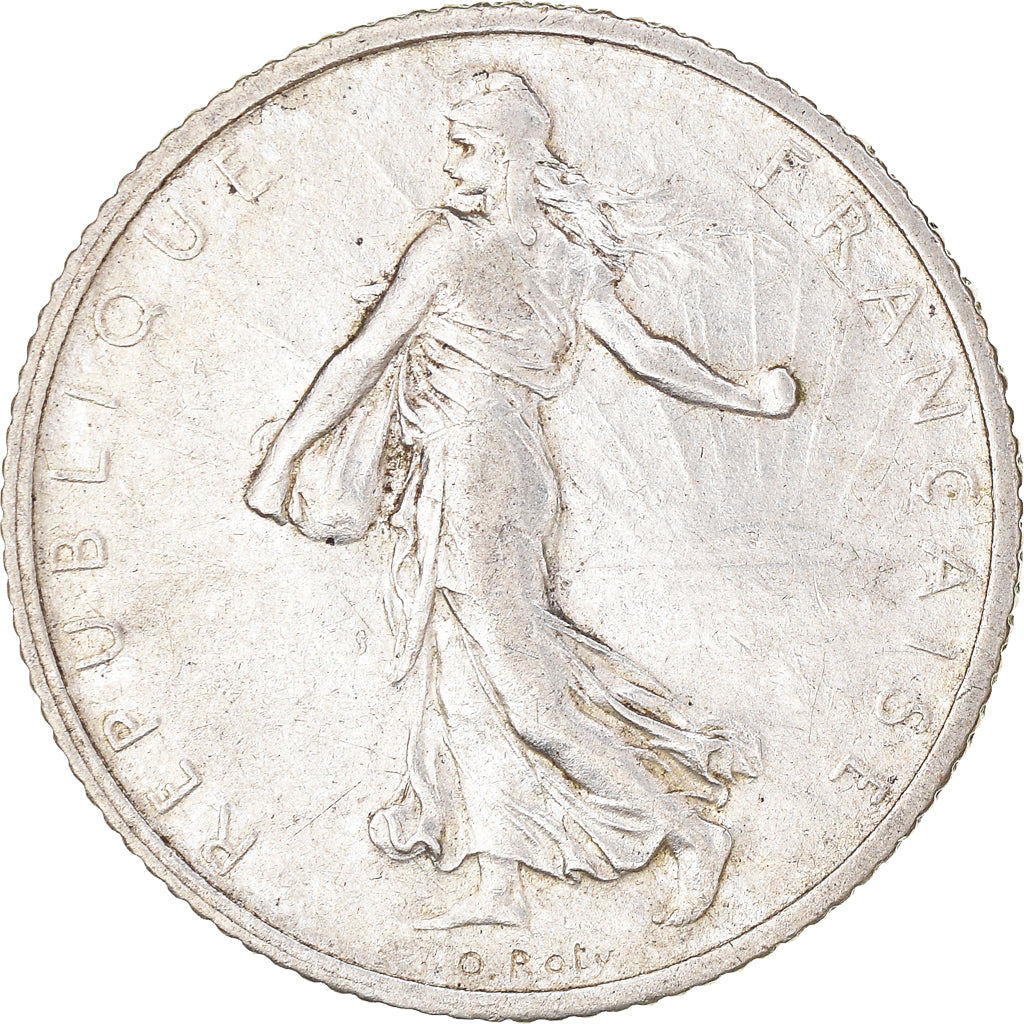 Münze, Frankreich, Semeuse, Franc, 1912, Paris, 1 Franc, S+, Silber, KM:844.1