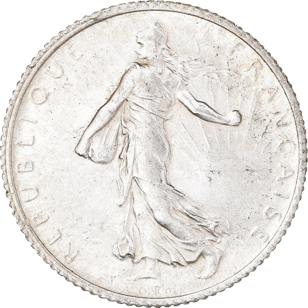 Münze, Frankreich, Semeuse, Franc, 1920, Paris, 1 Franc, SS+, Silber, KM:844.1