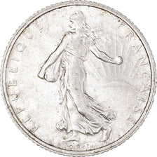 Münze, Frankreich, Semeuse, Franc, 1916, Paris, 1 Franc, SS+, Silber, KM:844.1