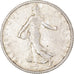Moeda, França, Semeuse, Franc, 1916, Paris, 1 Franc, AU(50-53), Prata