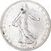 Coin, France, Semeuse, Franc, 1917, Paris, AU(50-53), Silver, KM:844.1