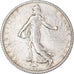 Coin, France, Semeuse, Franc, 1917, Paris, 1 Franc, AU(50-53), Silver, KM:844.1