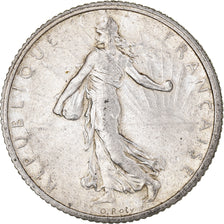 Monnaie, France, Semeuse, Franc, 1917, Paris, 1 Franc, TTB+, Argent