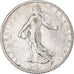 Moneda, Francia, Semeuse, Franc, 1918, Paris, 1 Franc, MBC+, Plata, KM:844.1
