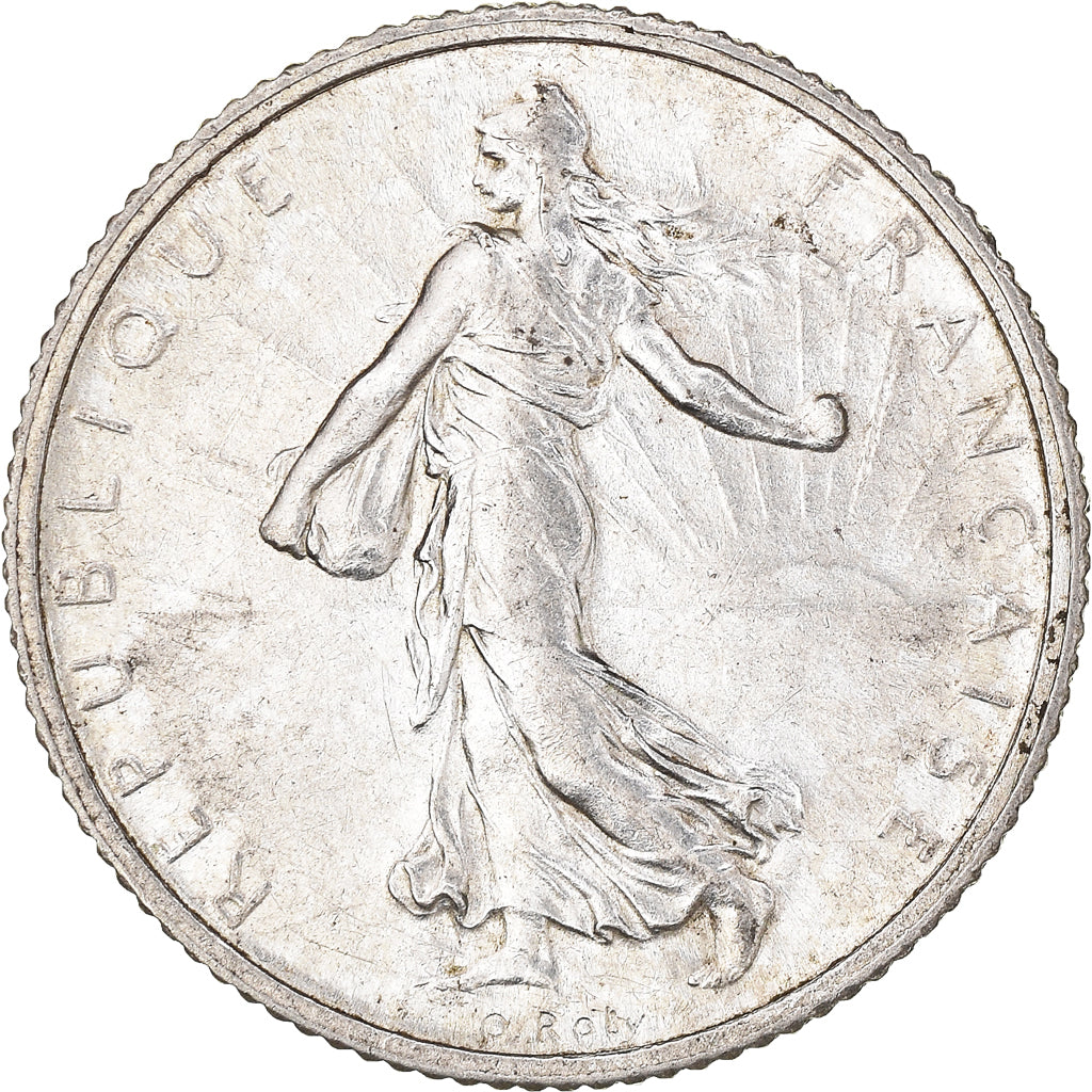 Monnaie, France, Semeuse, Franc, 1918, Paris, 1 Franc, SUP, Argent, Gadoury:467