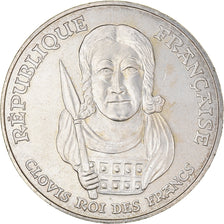 Coin, France, Clovis, 100 Francs, 1996, AU(55-58), Silver, KM:1180, Gadoury:953