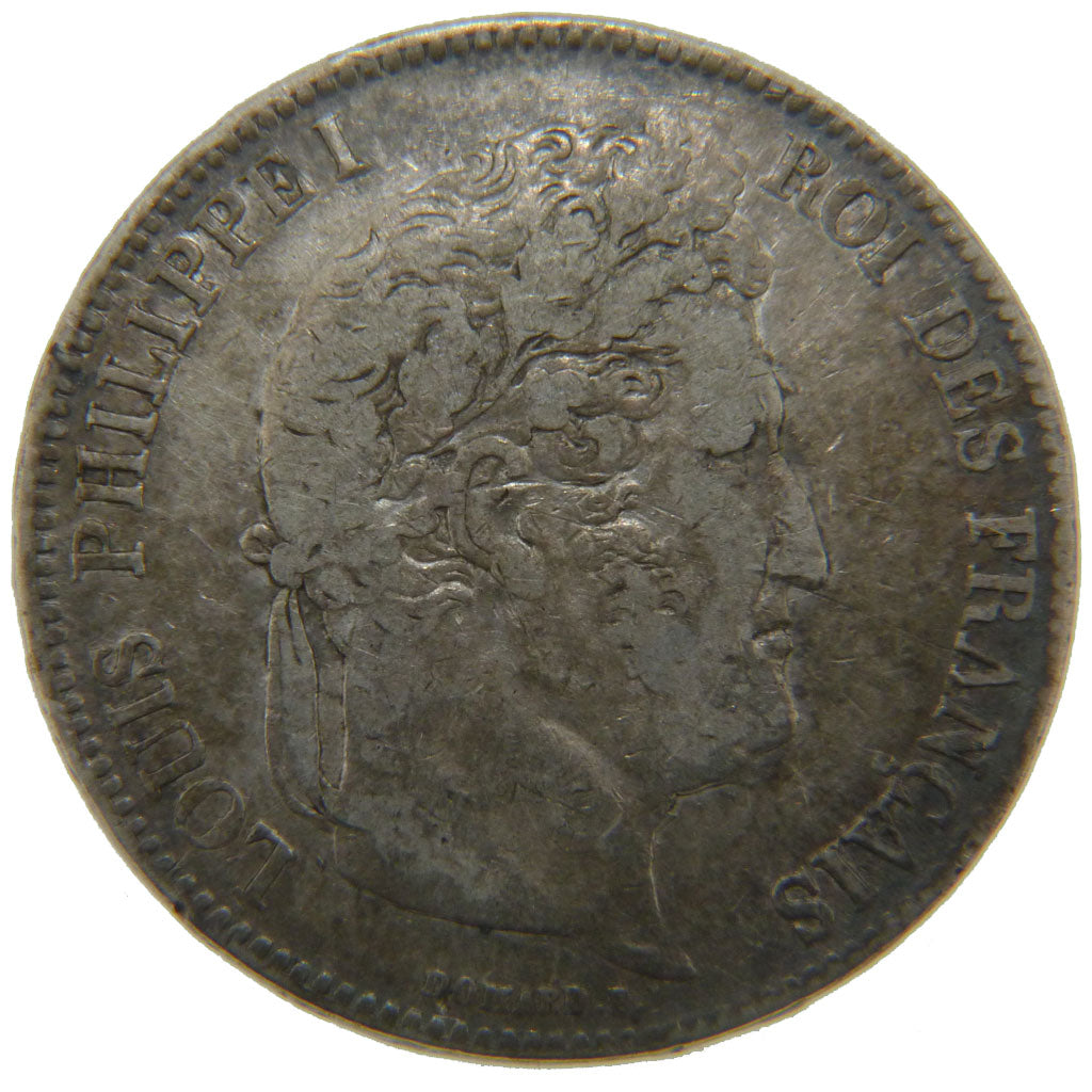 Louis Philippe I, 5 Francs Tête Laurée